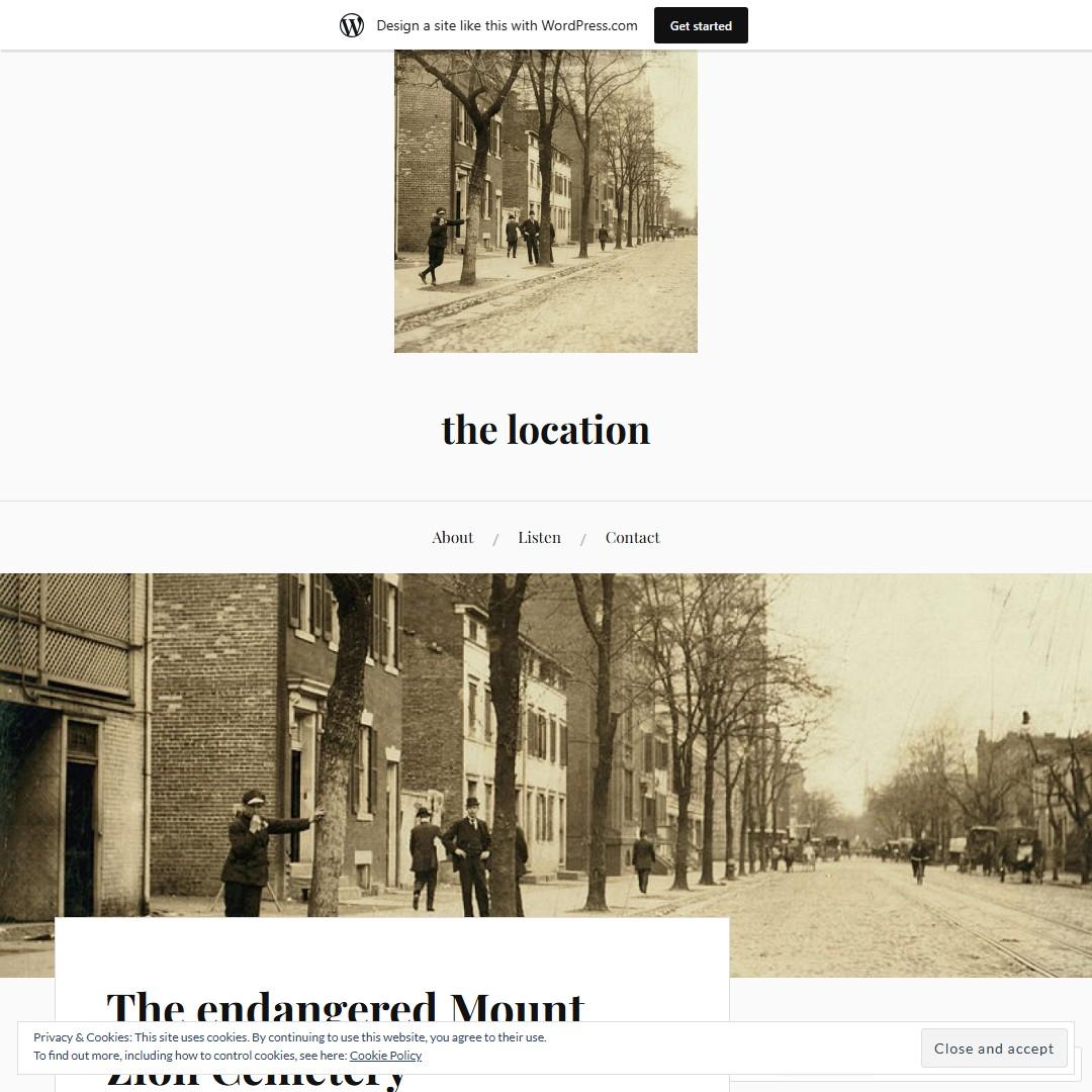 The endangered Mount Zion Cemetery