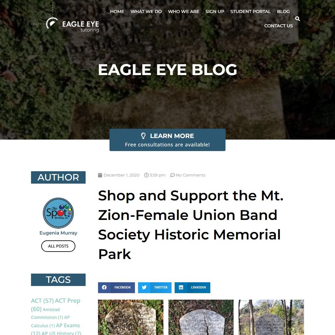 Shop and Support the Mt. Zion-Female Union Band Society Historic Memorial Park