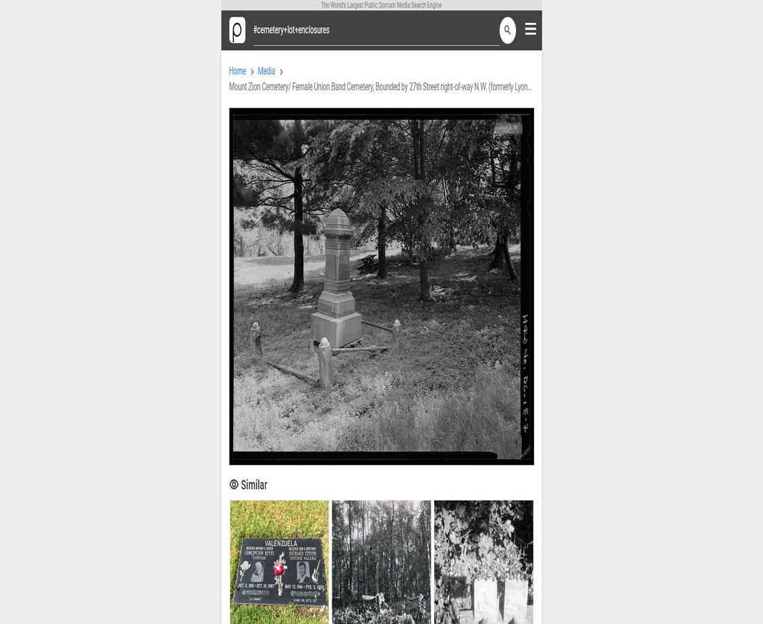 Mount Zion Cemetery/ Female Union Band Cemetery, Bounded by 27th Street right-of-way N.W. (formerly Lyons Mill Road), Q Street N.W., & Mill Road N.W., Washington, District of Columbia, DC