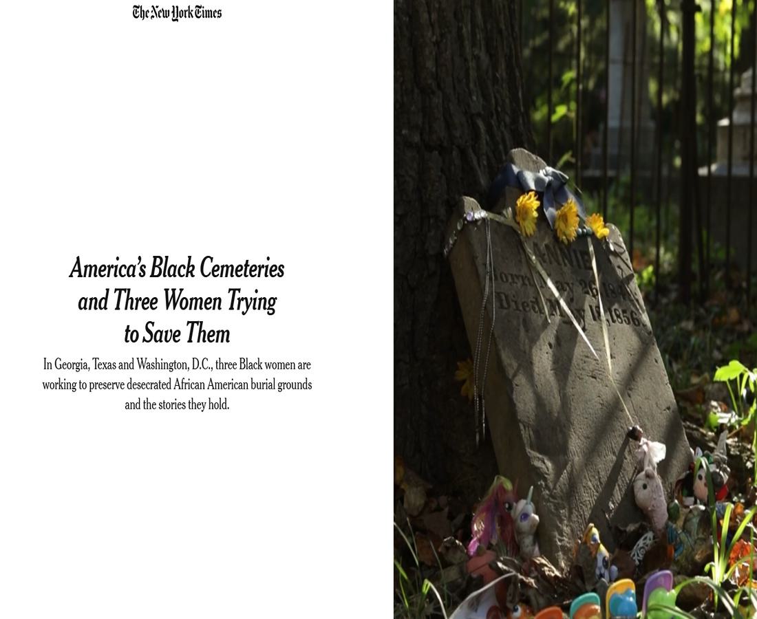 America’s Black Cemeteries and Three Women Trying to Save Them