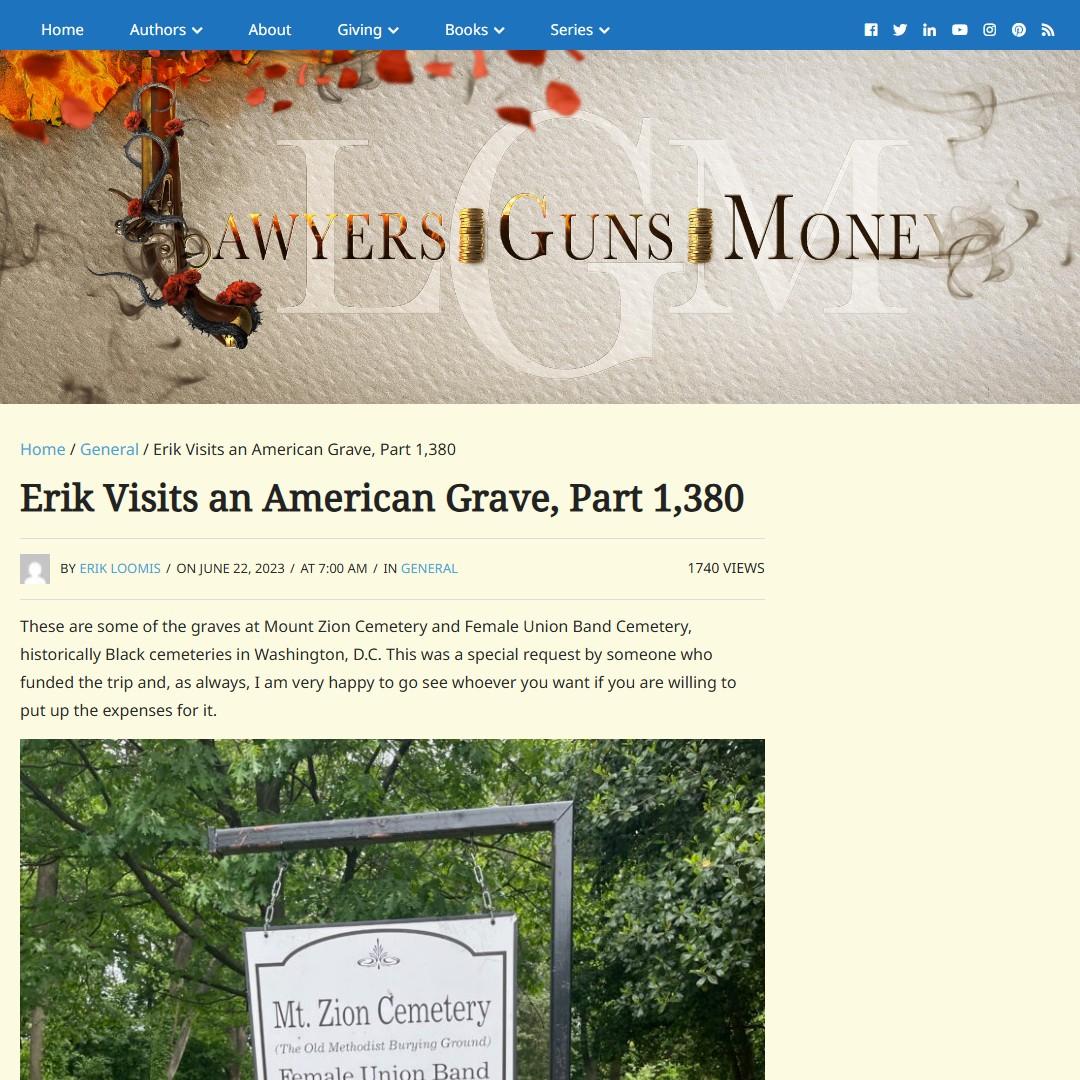 Erik Visits an American Grave, Part 1,380