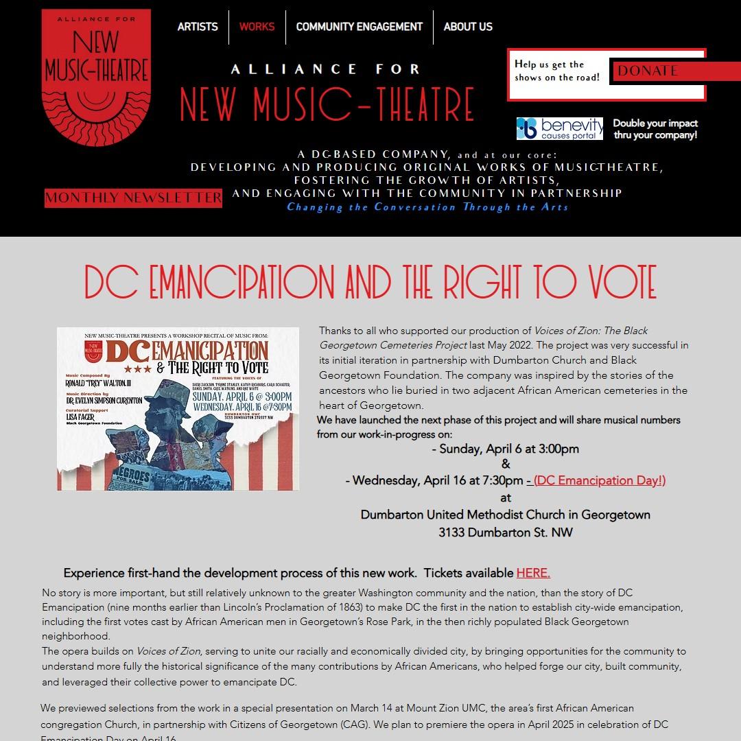 DC Emancipation and The Vote