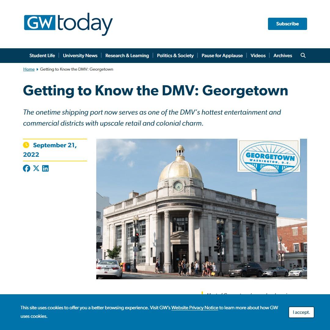 Getting to Know the DMV: Georgetown