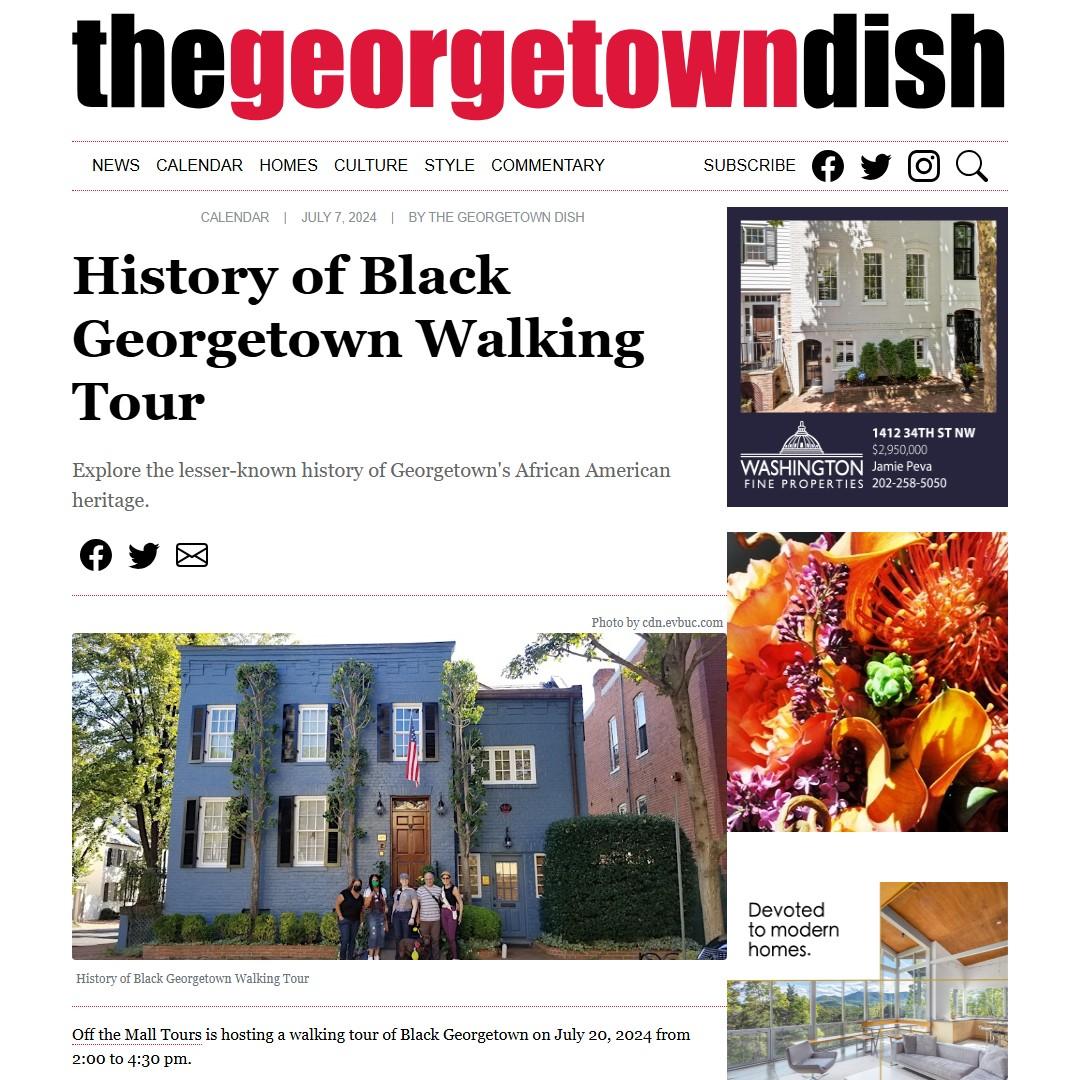 History of Black Georgetown Walking Tour