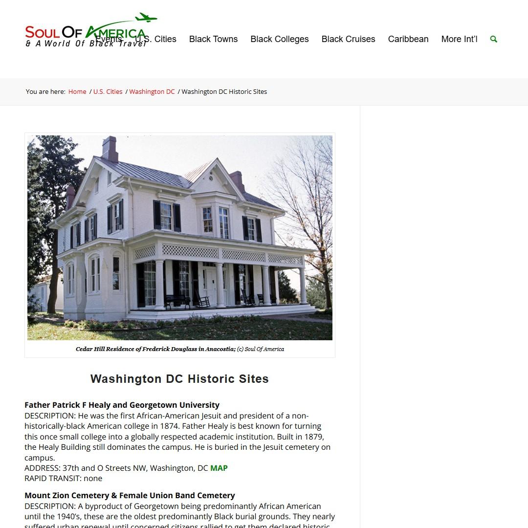 Washington DC Historic Sites