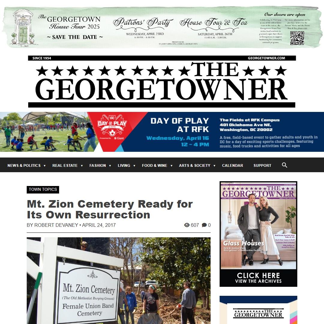 Mt. Zion Cemetery Ready for Its Own Resurrection