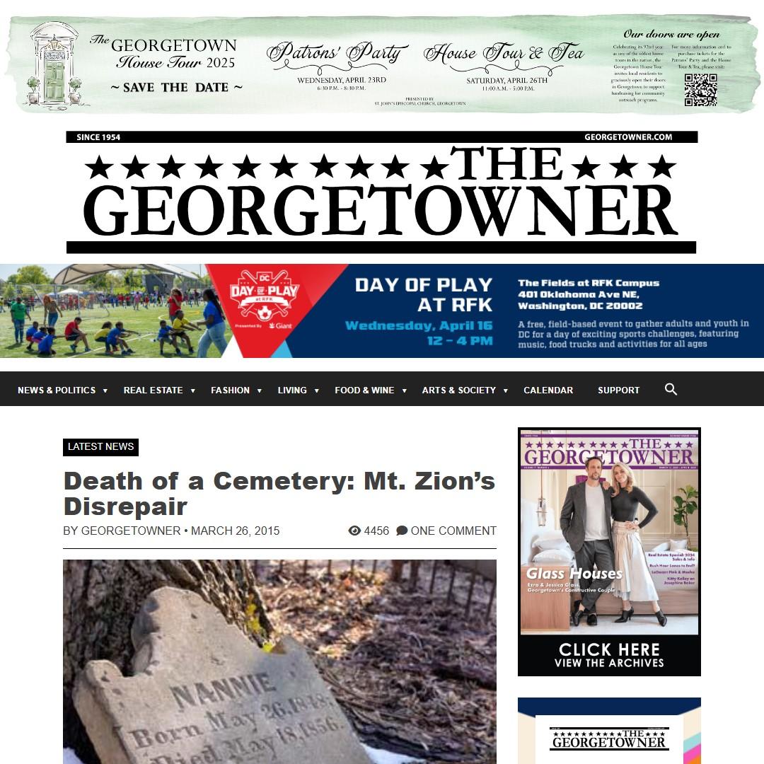 Death of a Cemetery: Mt. Zion's Disrepair