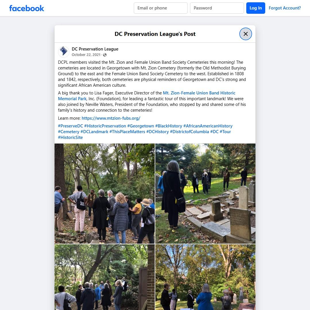 DC Preservation League's Post